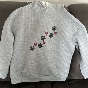 Dog Foot Print Sweatshirt